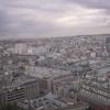Brown and grey Paris - view from our hotel room in Montparnasse