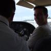 On the flight from Treasure Cay to Marsh Harbor, I took the pilot seat